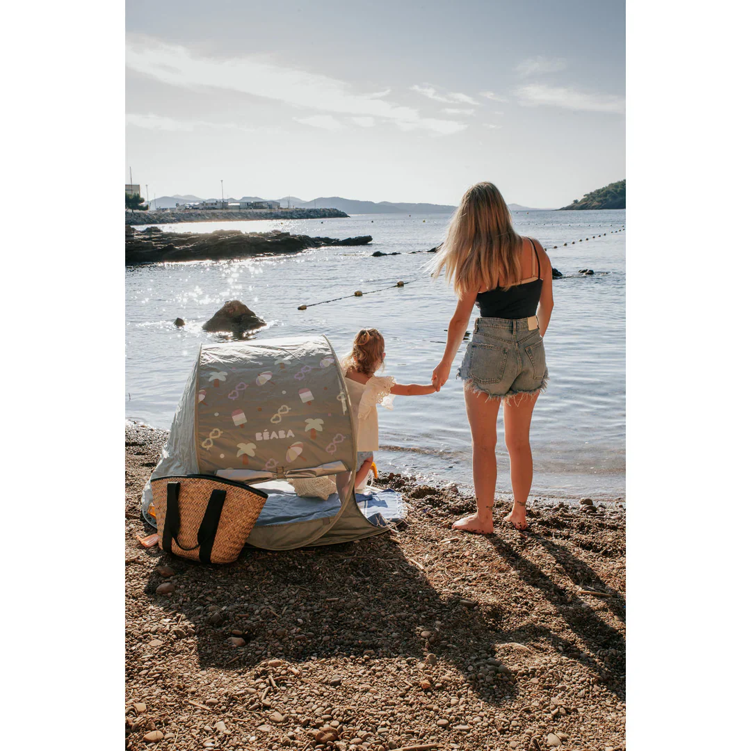 Beaba Breezy Solar Anti UV Tent - Seagrass - Image 2
