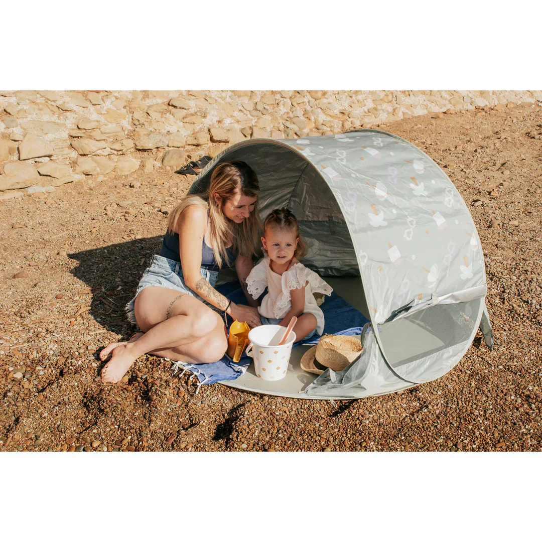 Beaba Breezy Solar Anti UV Tent - Seagrass - Image 7