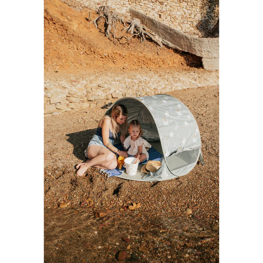 Beaba Breezy Solar Anti UV Tent - Seagrass - Image 8