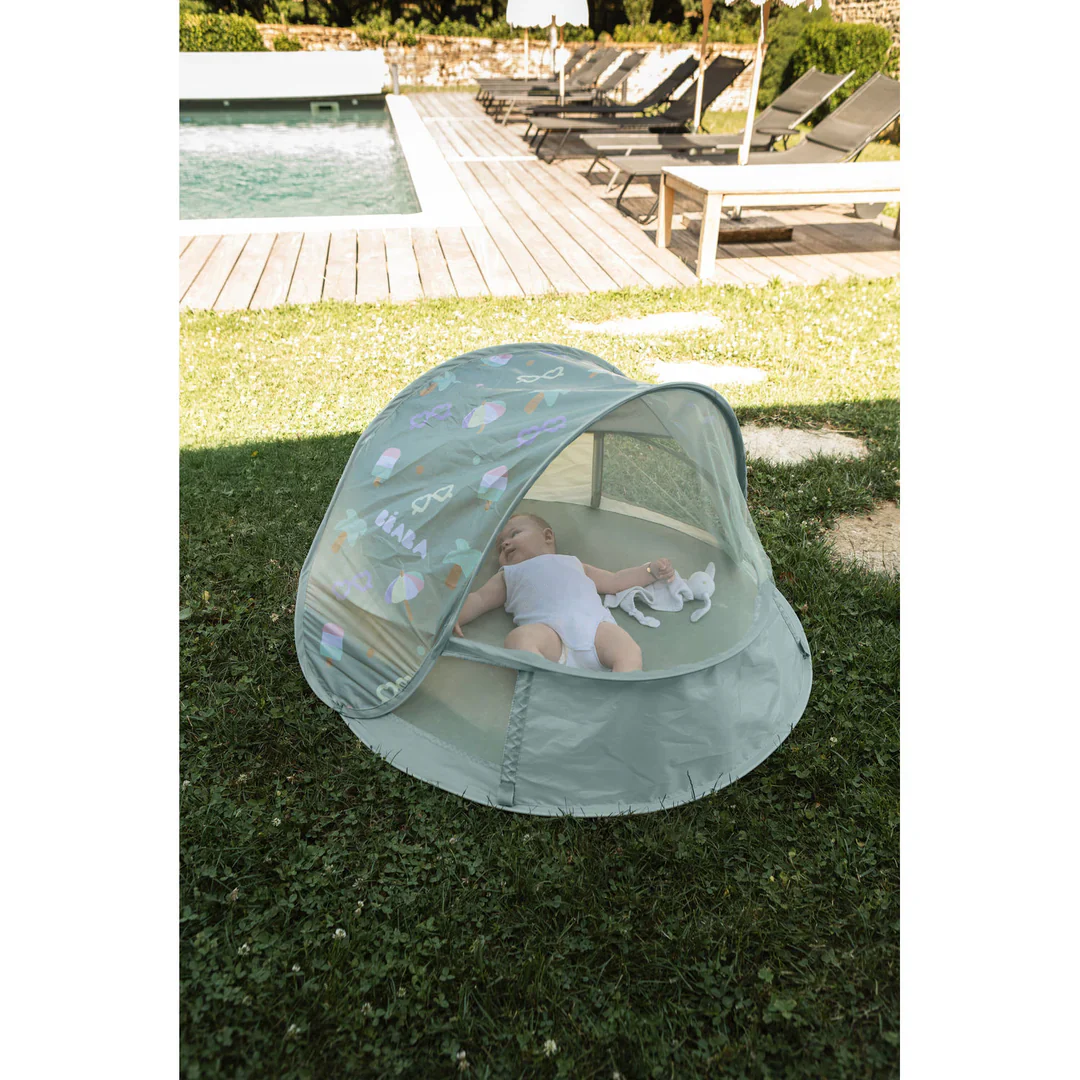 Beaba BreezyNEST Solar Anti UV Tent - Seagrass - Image 5