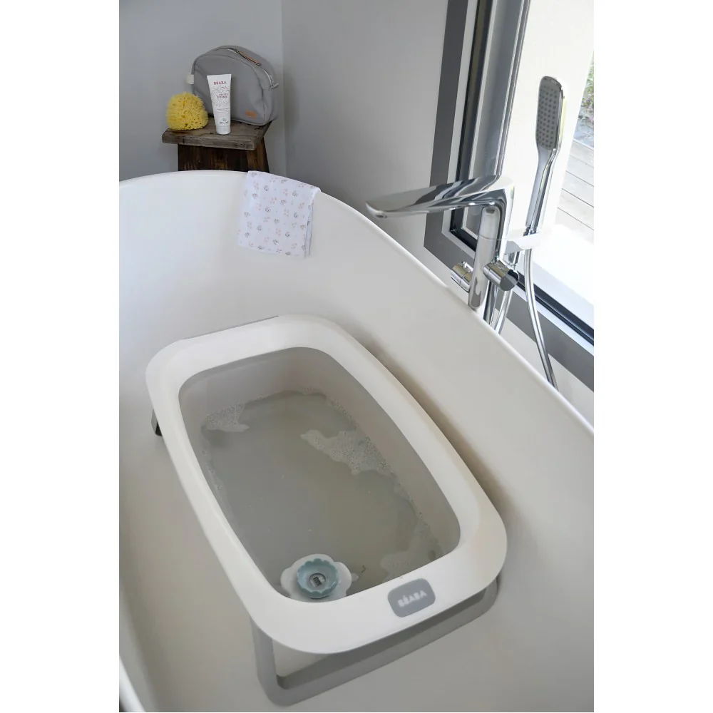 Beaba Eazy Pop Foldable Bath - Velvet Grey - Image 12