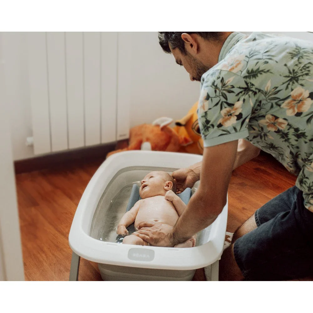 Beaba Eazy Pop Foldable Bath - Velvet Grey - Image 7