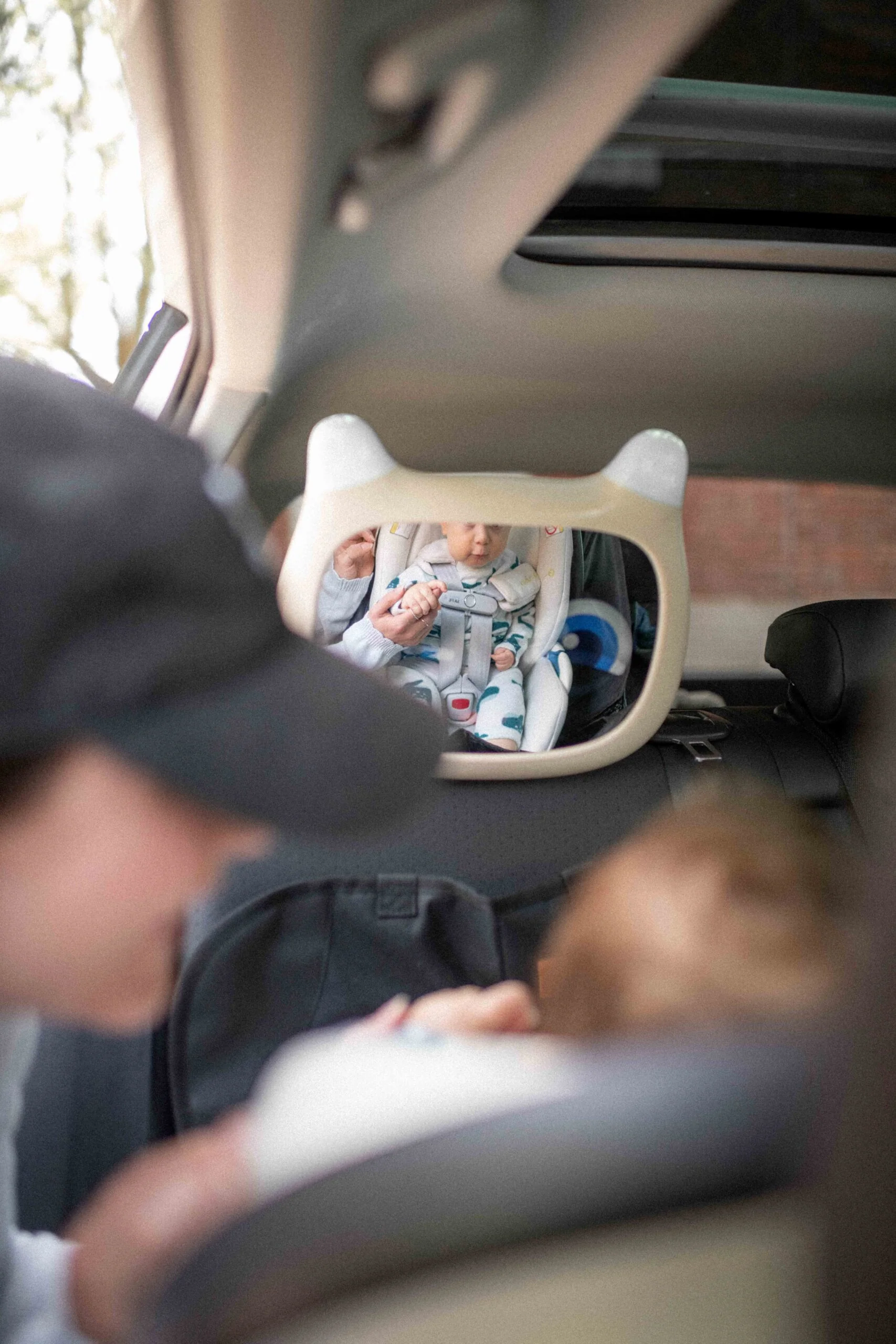 Benbat Hope Car Mirror & Projector w Remote | Grey - Image 4