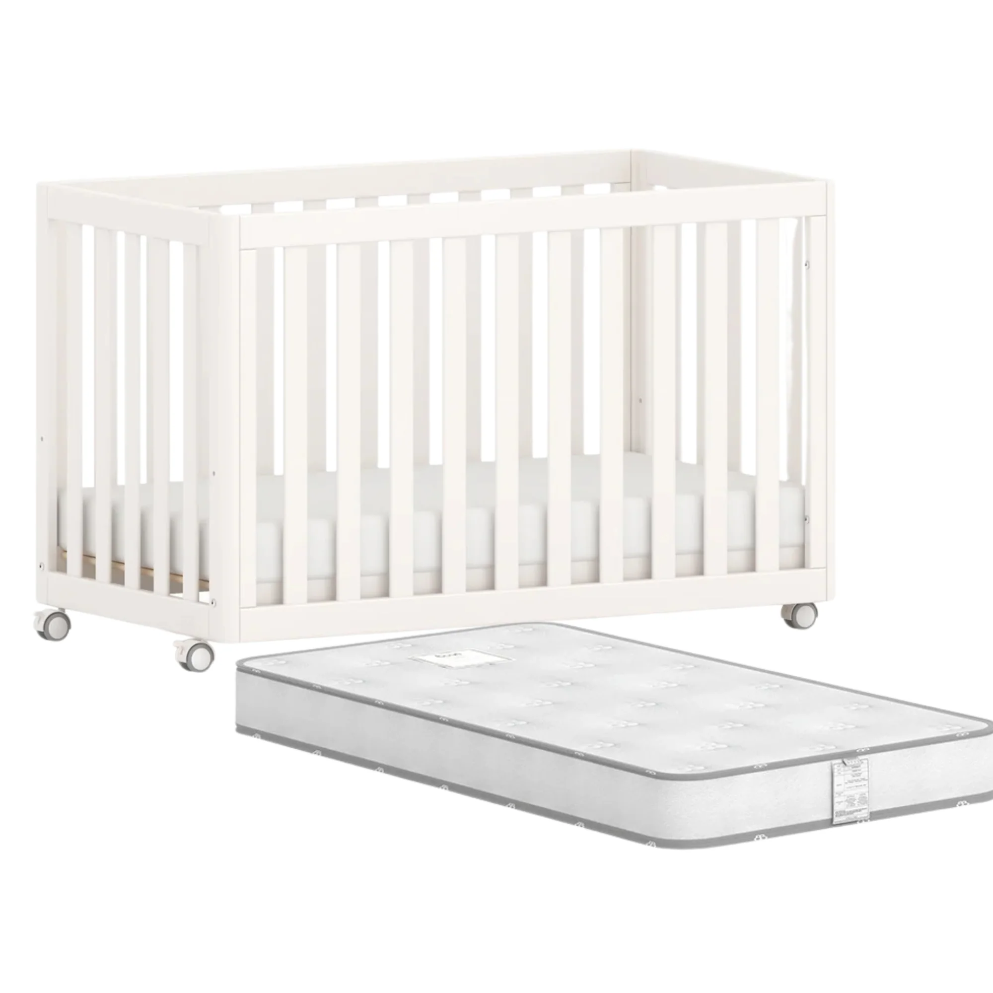 Boori Turin Compact Cot + Mattress 119 x 65cm - Image 22