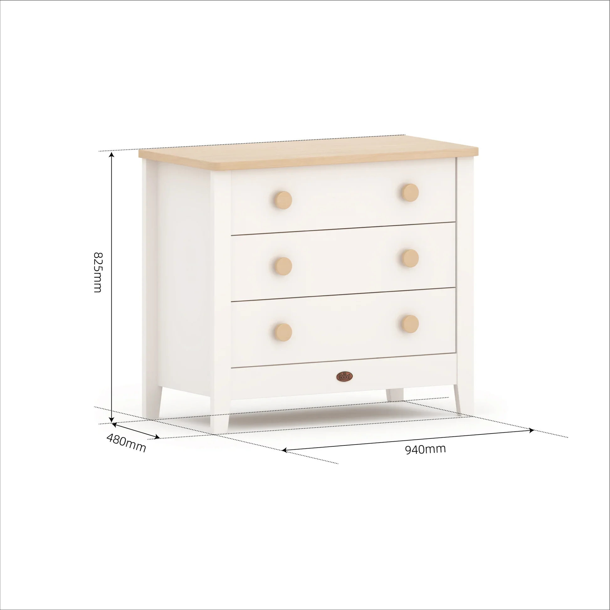 Boori Universal 3 Drawer Chest - Image 11