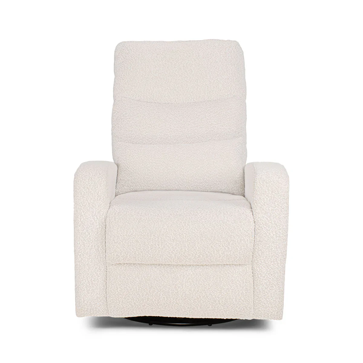 COCOON PLUSH Recliner Glider Chair - Boucle Light Grey - Image 3