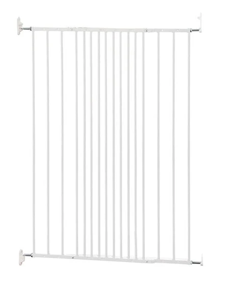 DogSpace CHARLIE extra tall extending metal Pet gate, WHITE - Image 3