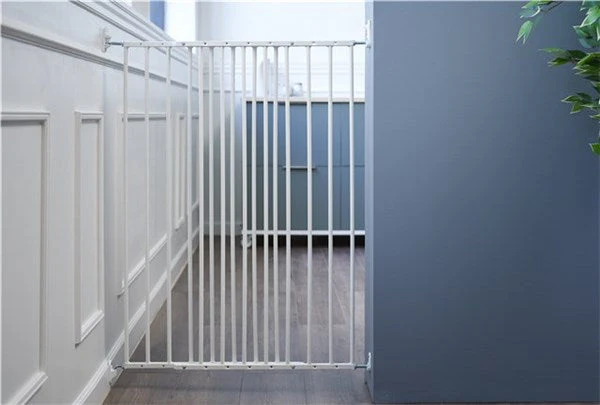 DogSpace CHARLIE extra tall extending metal Pet gate, WHITE - Image 4