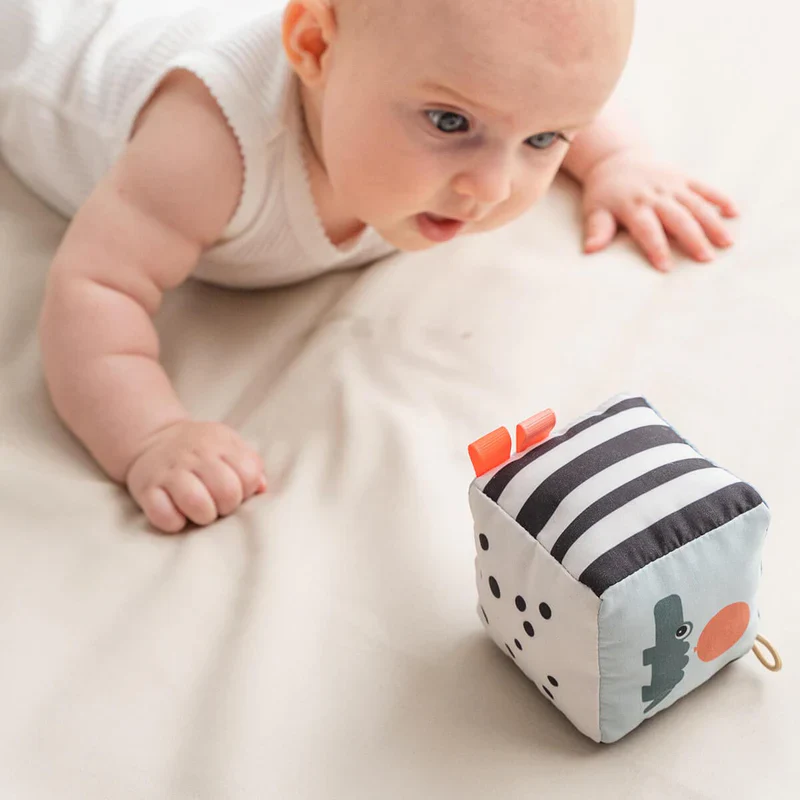 Done by Deer Contrast Baby Cube - Image 2
