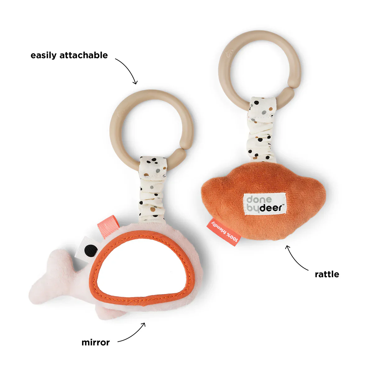 Done by Deer Hanging Activity Toy Powder - Image 3