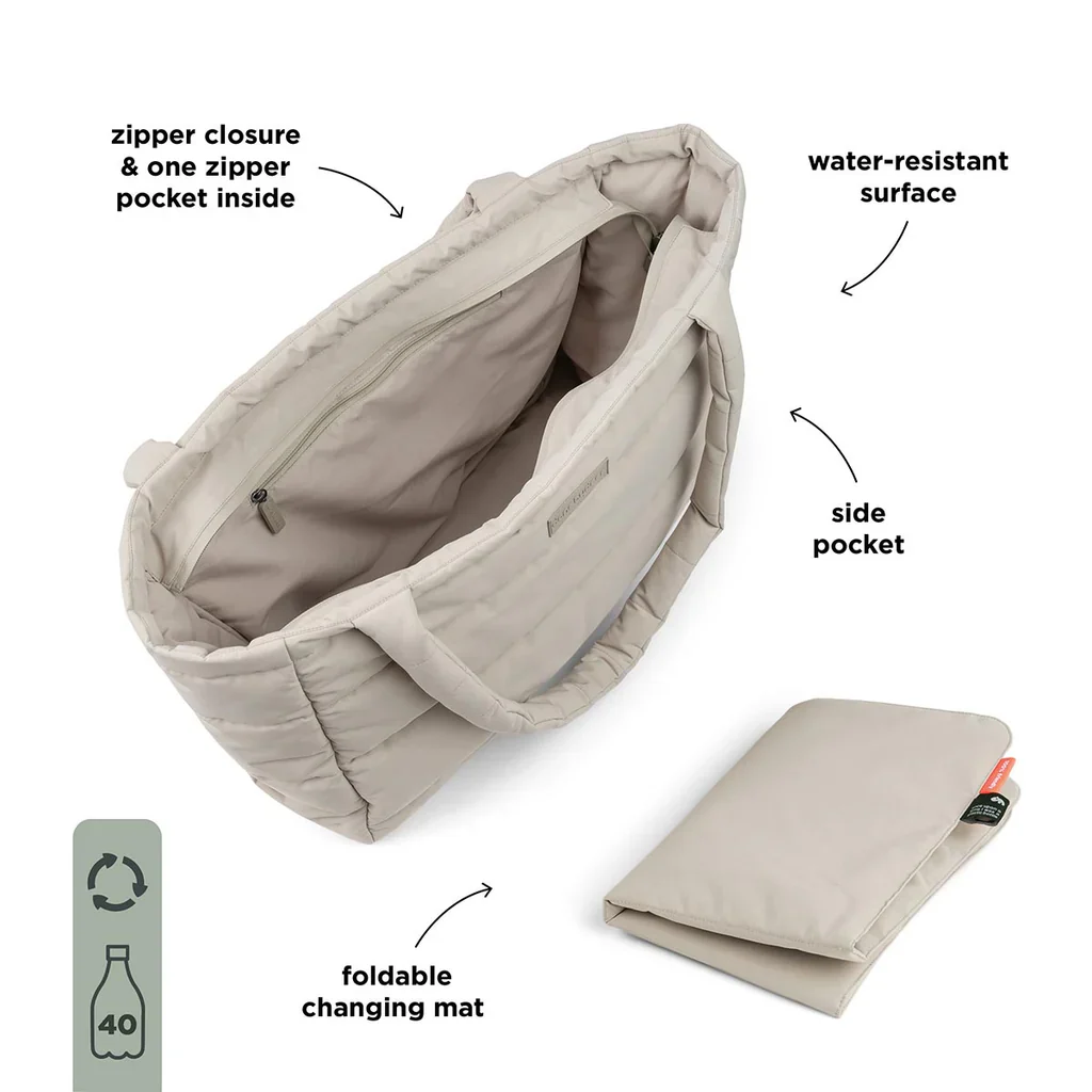 Done by Deer Quilted Changing Tote Sand - Image 8