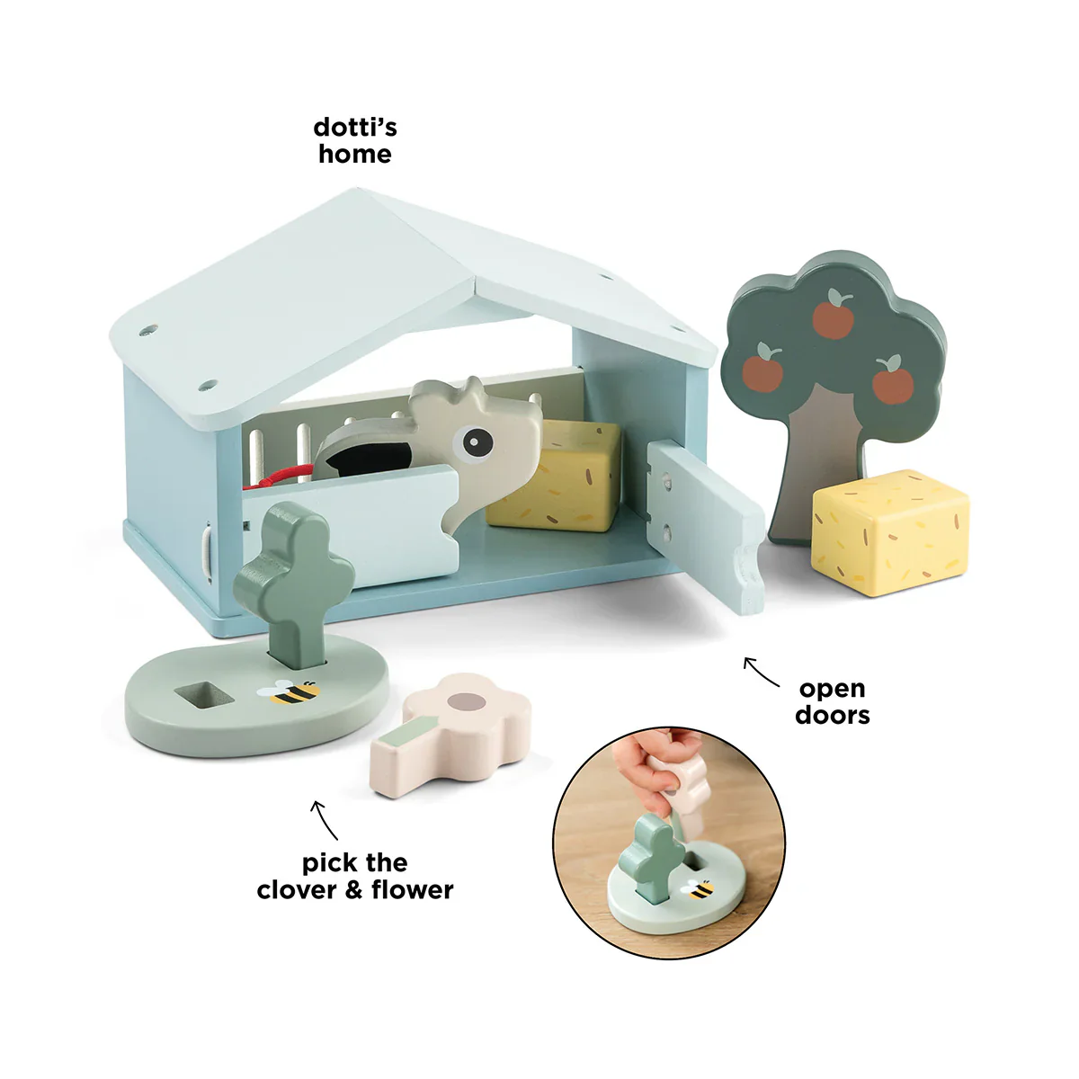 Done by Deer Tiny Farm Play Set Dotti - Image 4