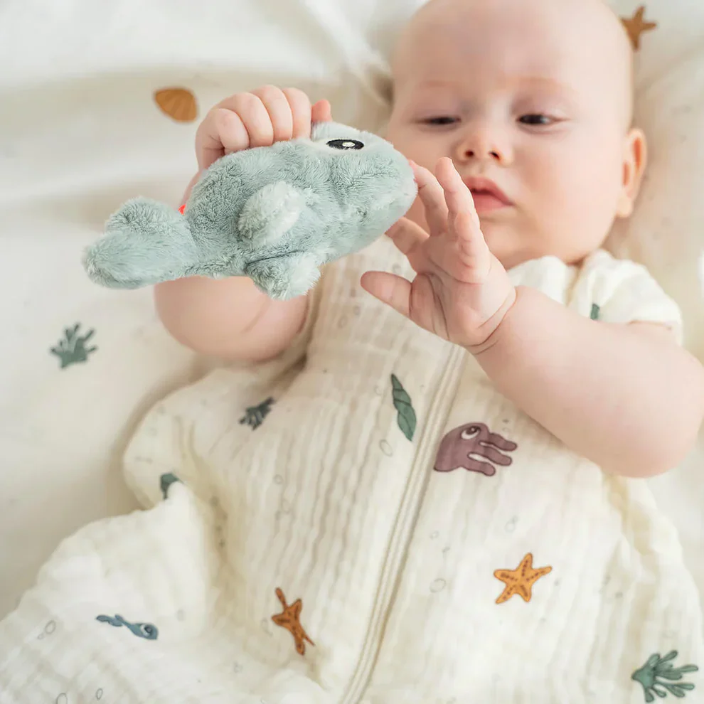 Done by Deer Tiny Sensory Rattle | Wally - Blue - Image 3