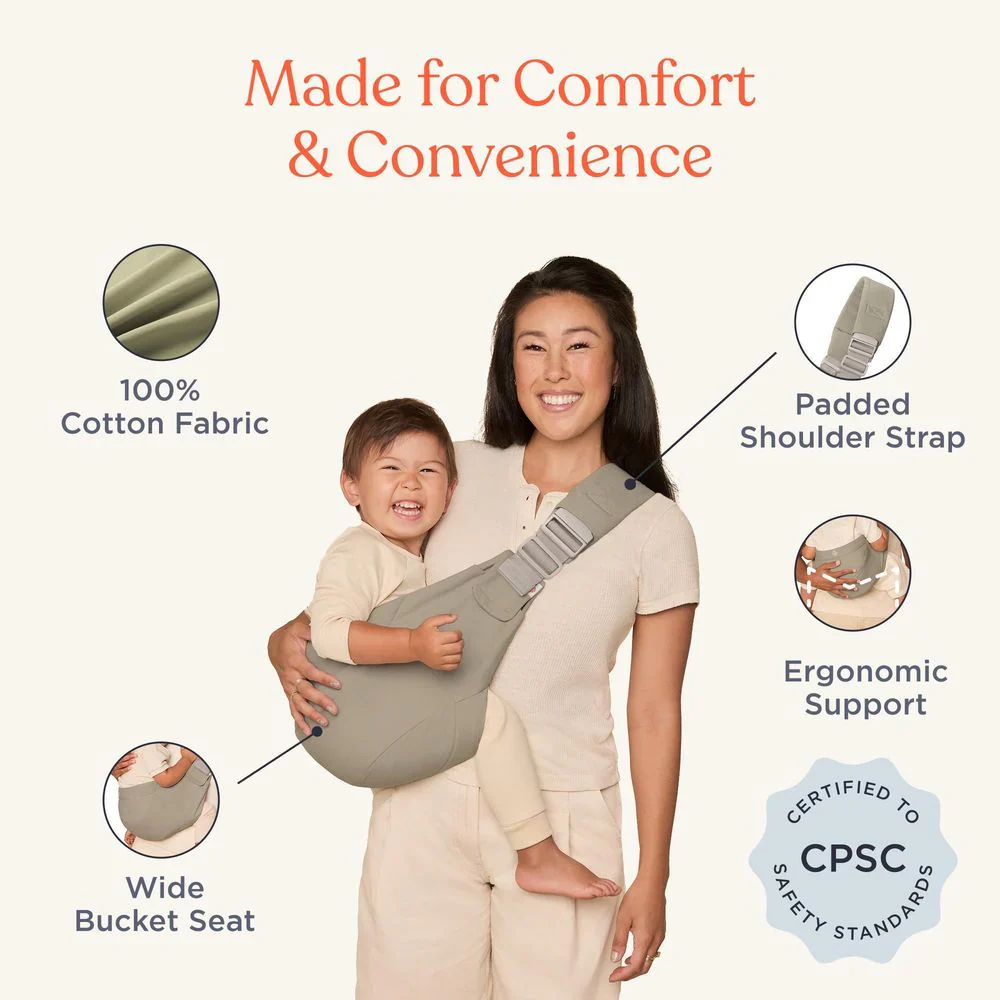 Ergobaby Ergobaby Upsie Sling Carrier - Soft Olive - Image 9