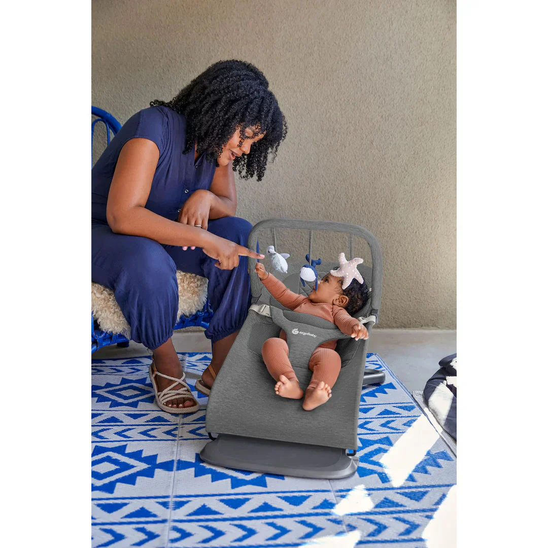 Ergobaby Evolve 3 in 1 Bouncer Toy Bar- Ocean Wonders - Image 11