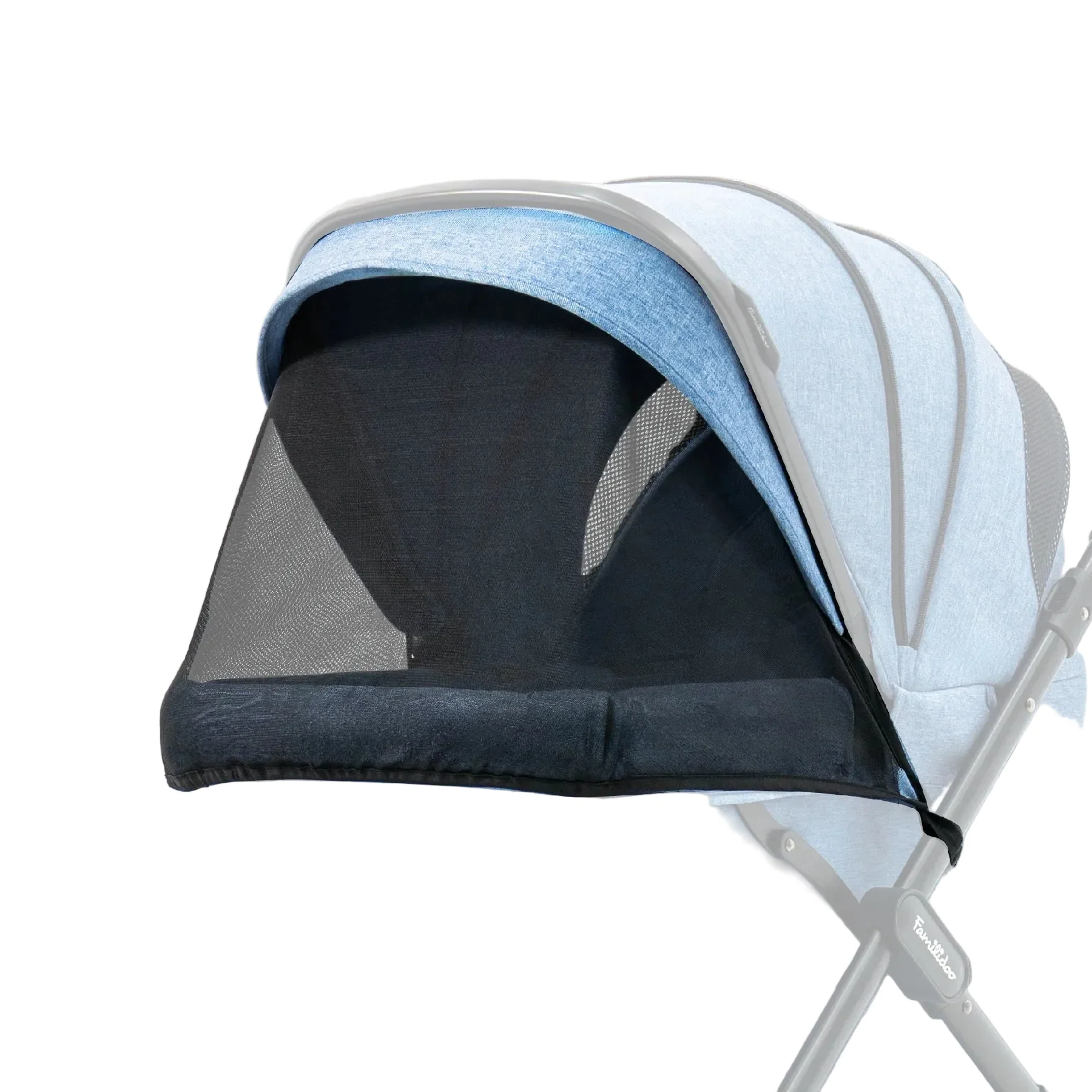 Familidoo Q1 2.0 Wagon Stroller-Denim Blue - Image 3