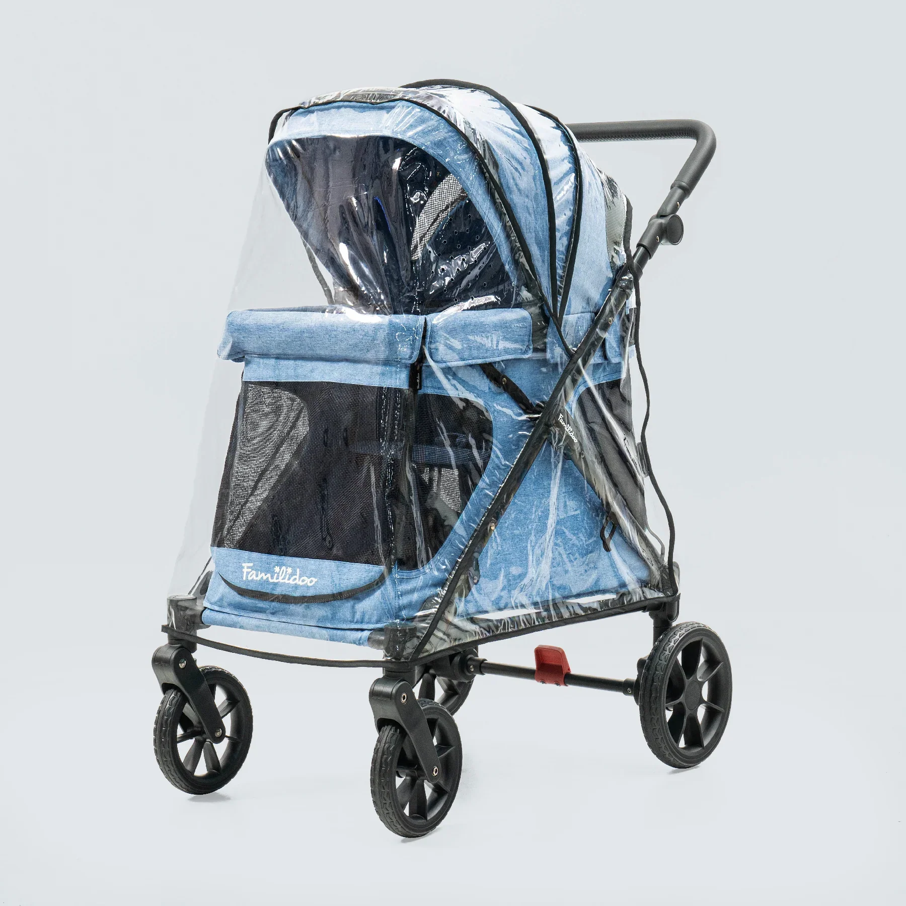 Familidoo Q1 2.0 Wagon Stroller-Denim Blue - Image 5