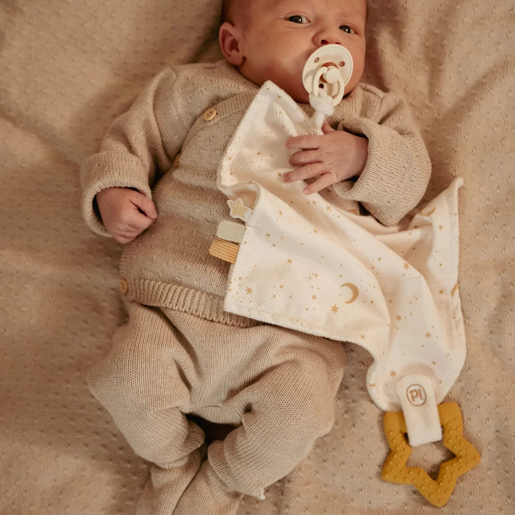 Little Dutch Cuddle Cloth - Baby Goose With Teething Ring - Image 9
