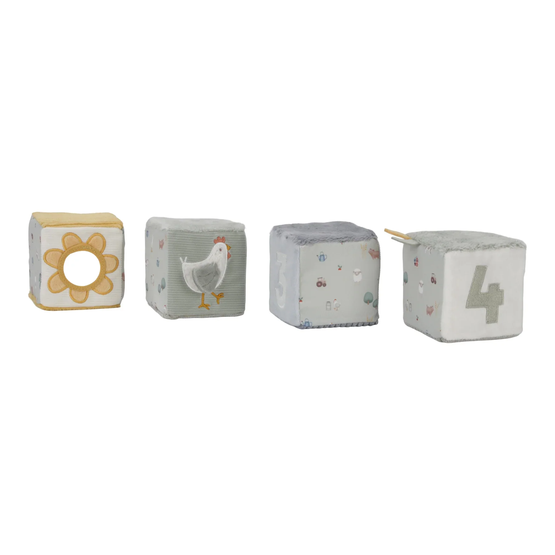 Little Dutch Little Farm 4 Soft Blocks - Image 3
