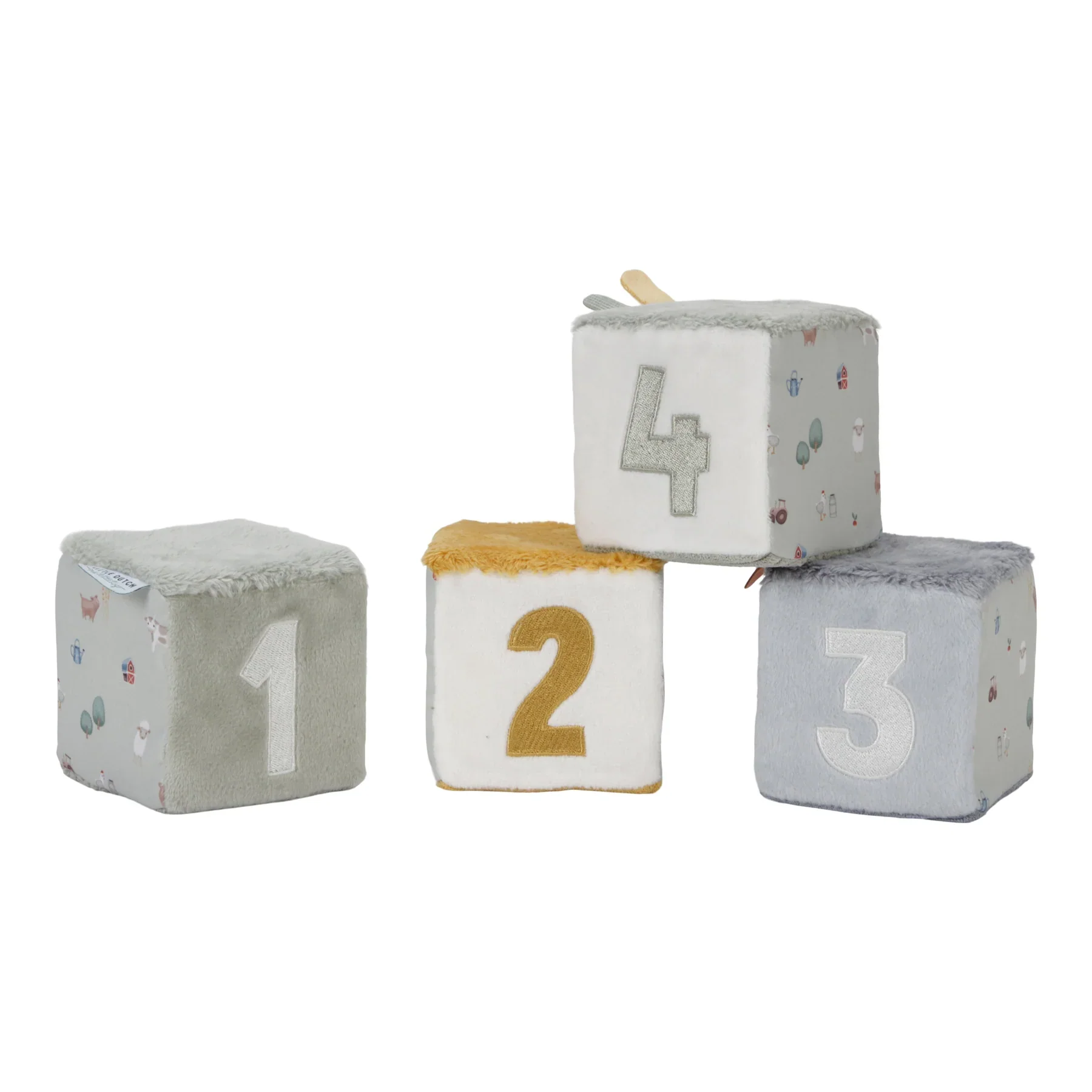 Little Dutch Little Farm 4 Soft Blocks - Image 5