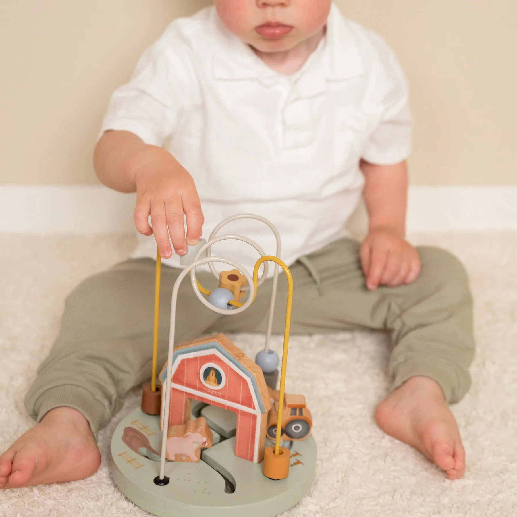 Little Dutch Little Farm Wooden Activity Spiral - Image 5