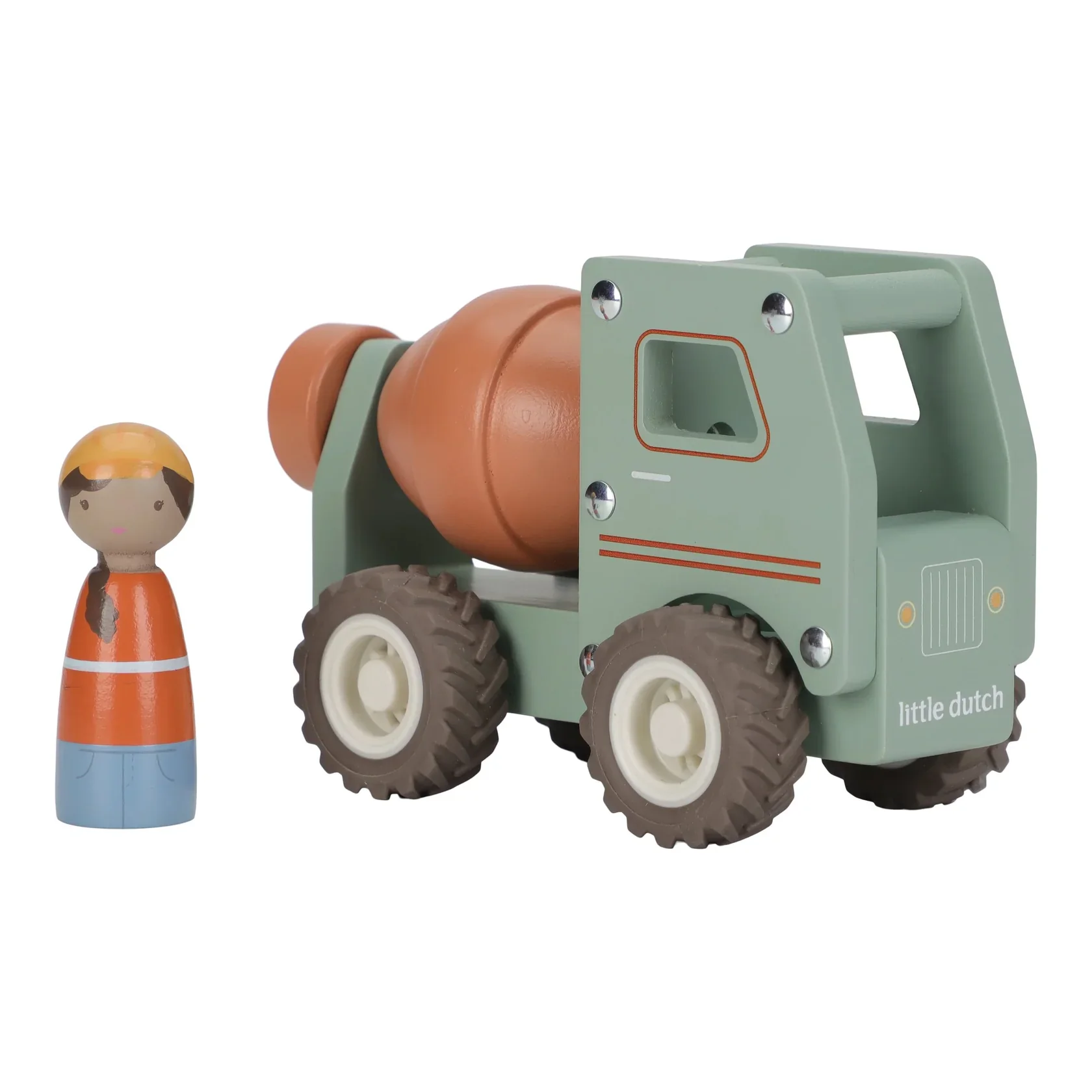 Little Dutch Wooden Cement Truck - Image 5