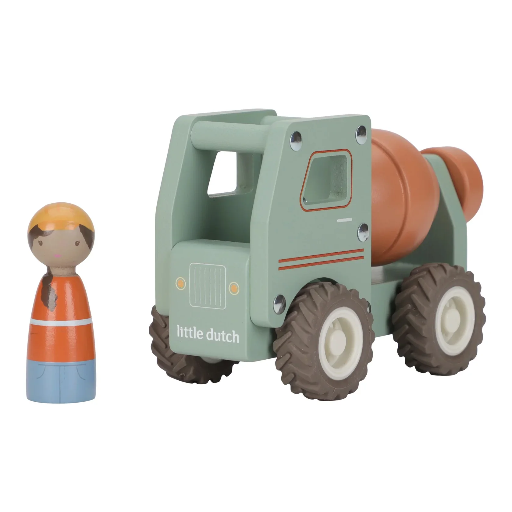 Little Dutch Wooden Cement Truck - Image 9