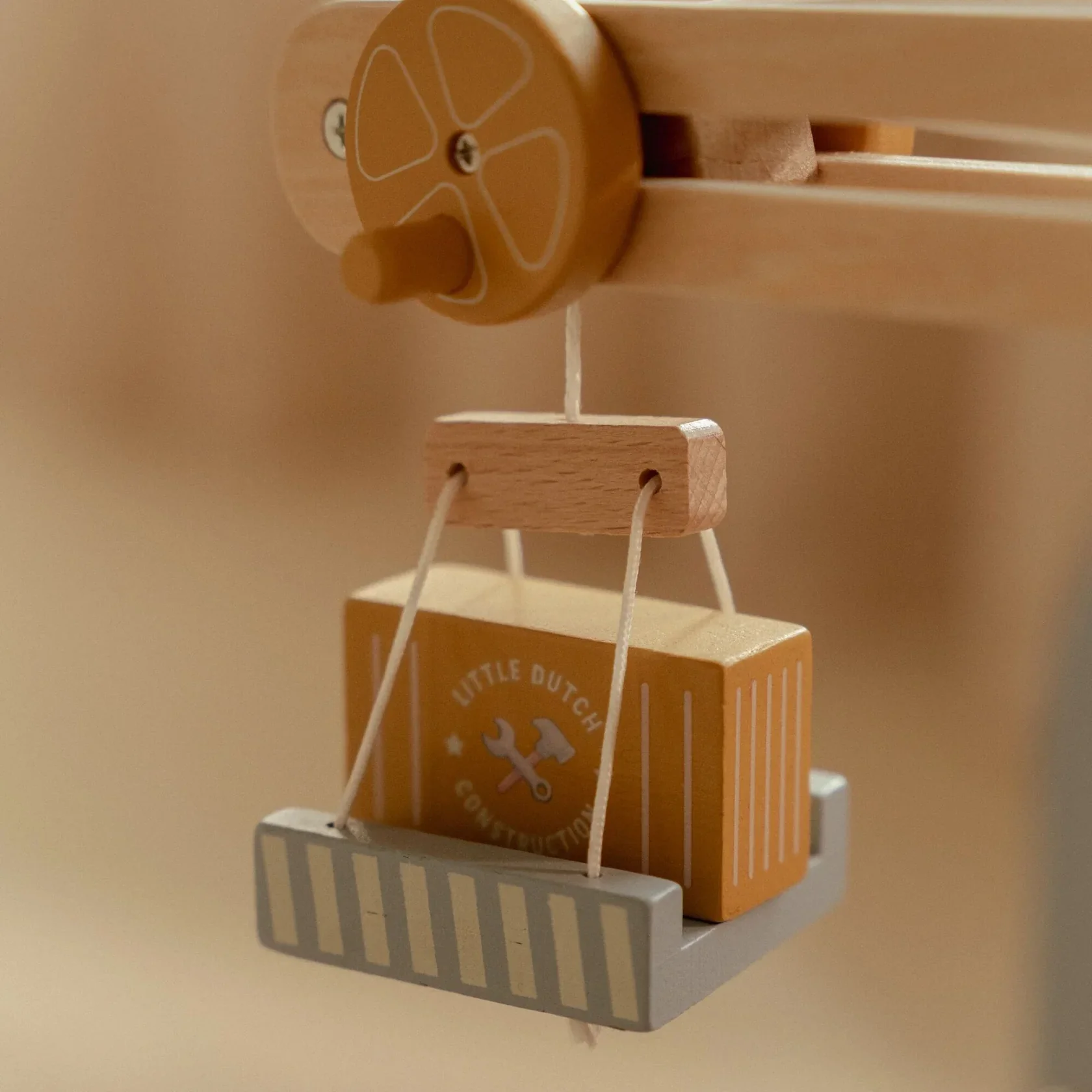 Little  Dutch Wooden Crane and Train Track Set - Image 10
