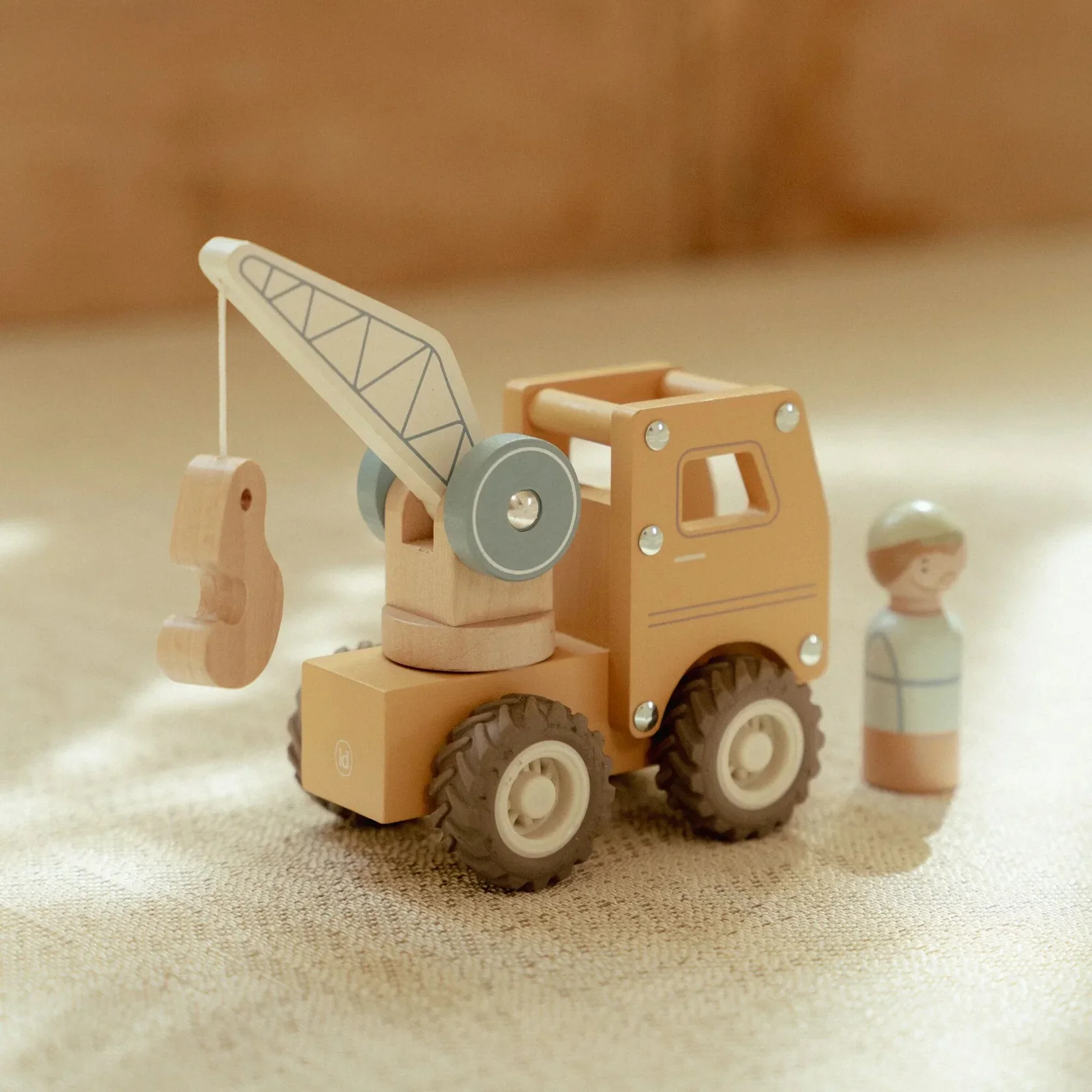 Little Dutch Wooden Crane Truck - Image 3
