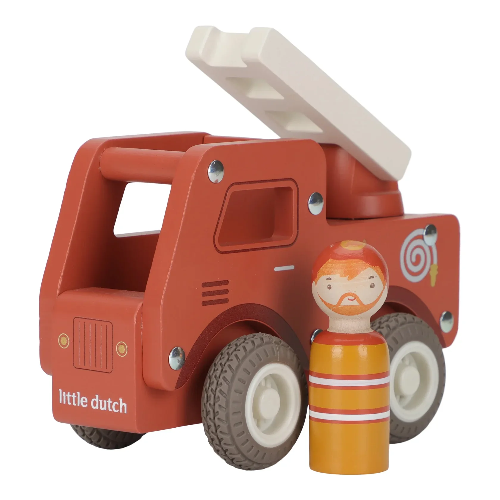 Little Dutch Wooden Firetruck - Image 4