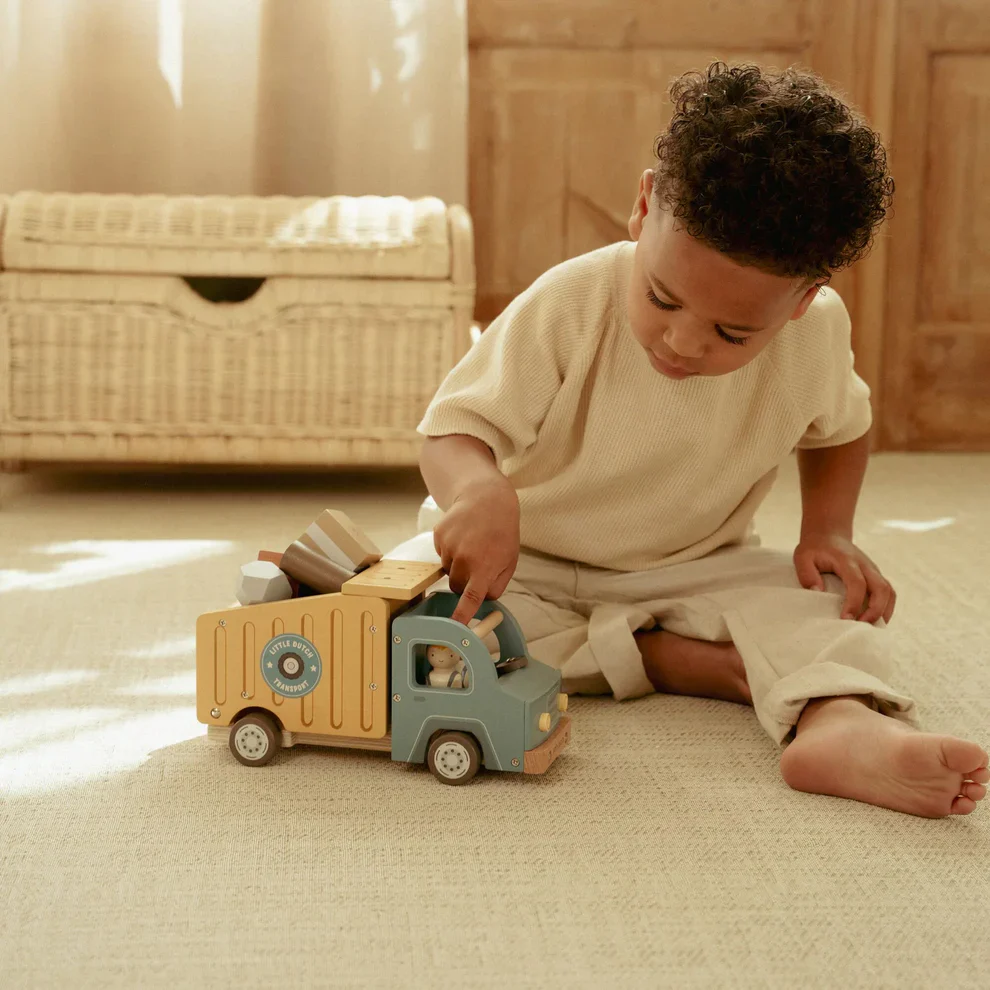 Little Dutch Wooden Garbage Truck - Image 7
