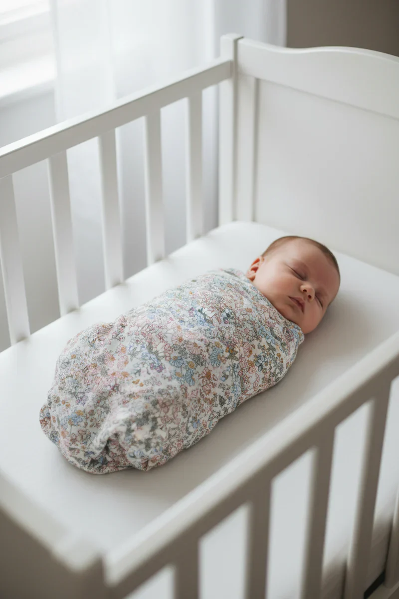 LouLou Lollipop, Muslin Swaddle - English Garden - Image 3