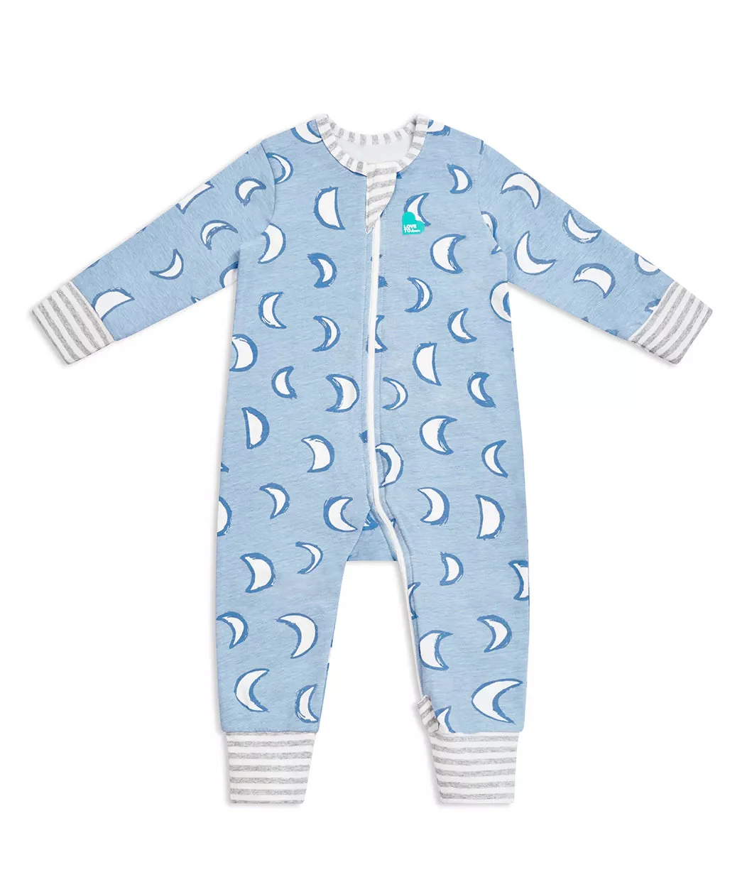 Love To Dream Enclosed Foot Romper Light Blue - Eclipse