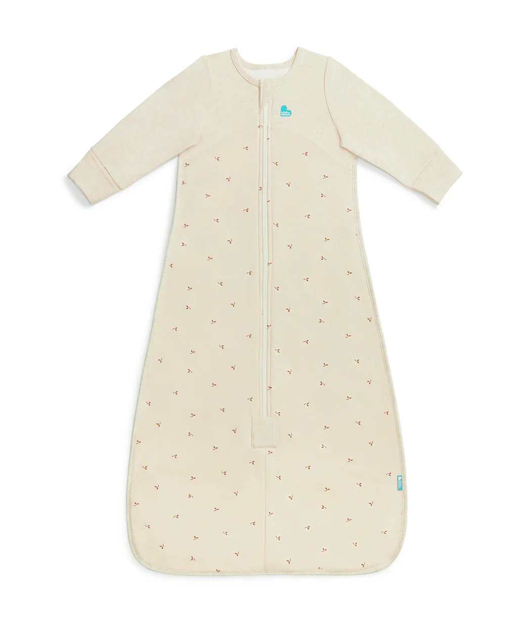 Love To Dream Sleep Bag 1.5 TOG Long Sleeve | Oatmeal Twigs - Image 4