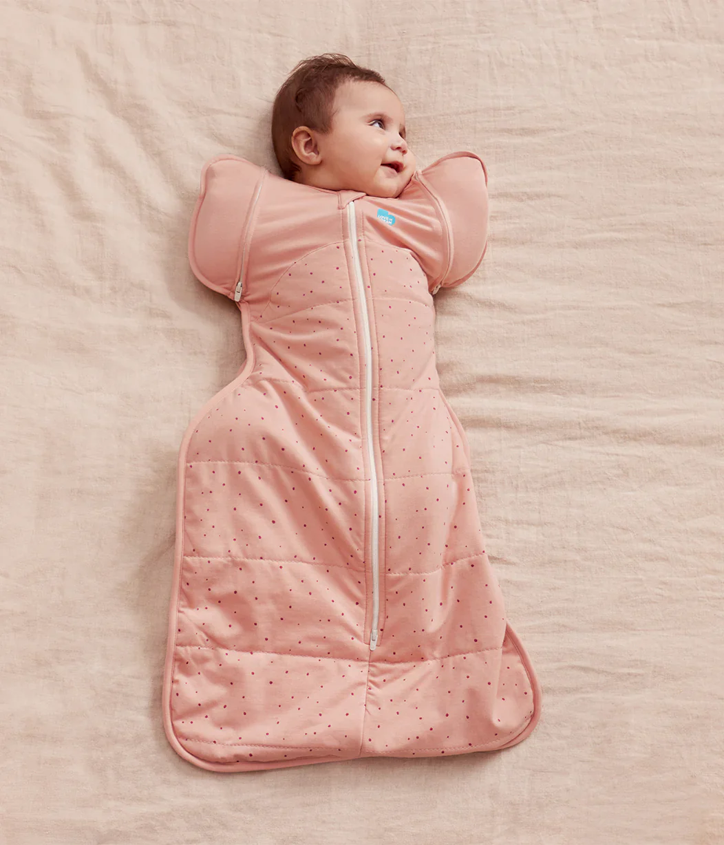 Love To Dream Swaddle Up Transition Bag 2.5 TOG Rose Pebbles - Image 2
