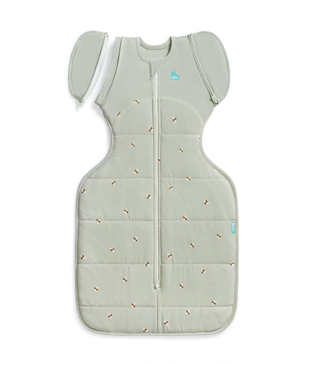 Love To Dream Swaddle Up Transition Bag 2.5 TOG -Olive Bees