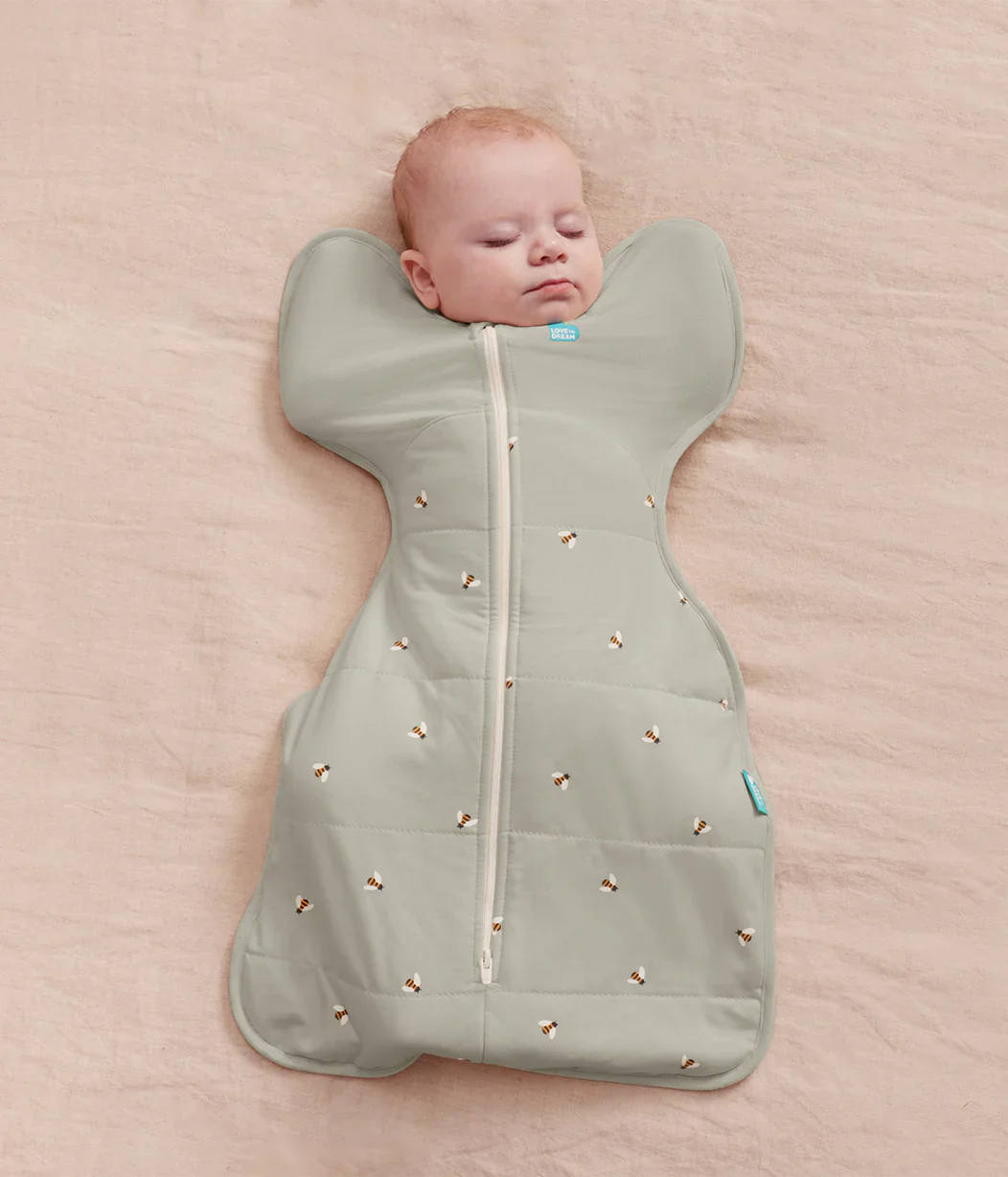 Love to Dream SwaddleUp 2.5 TOG - Olive Bees - Image 5