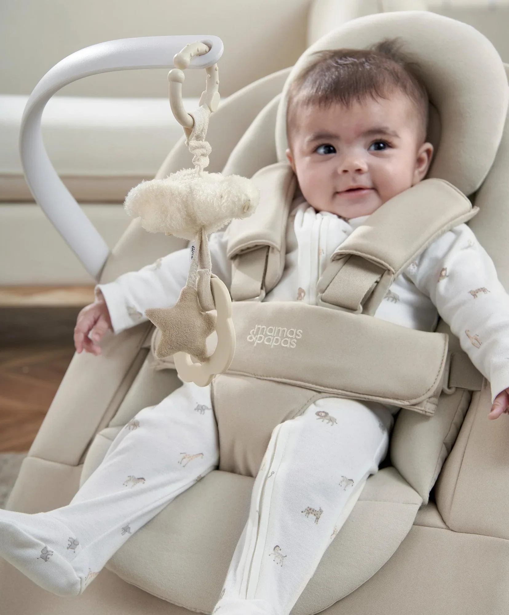 Mamas & Papas Eno Bouncer - Cashmere - Image 3
