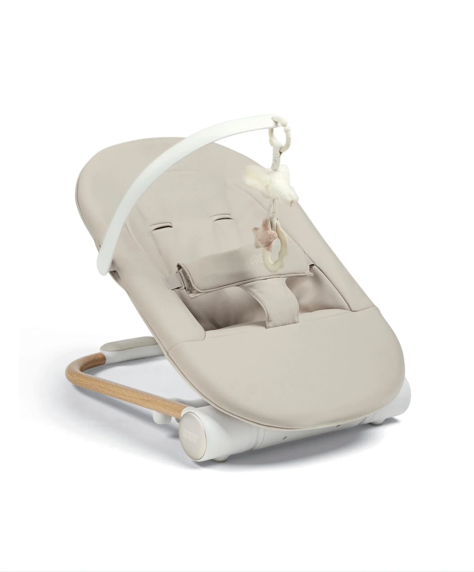 Mamas & Papas Eno Highchair, Bouncer & Cushion Complete Bundle - Cashmere - Image 9