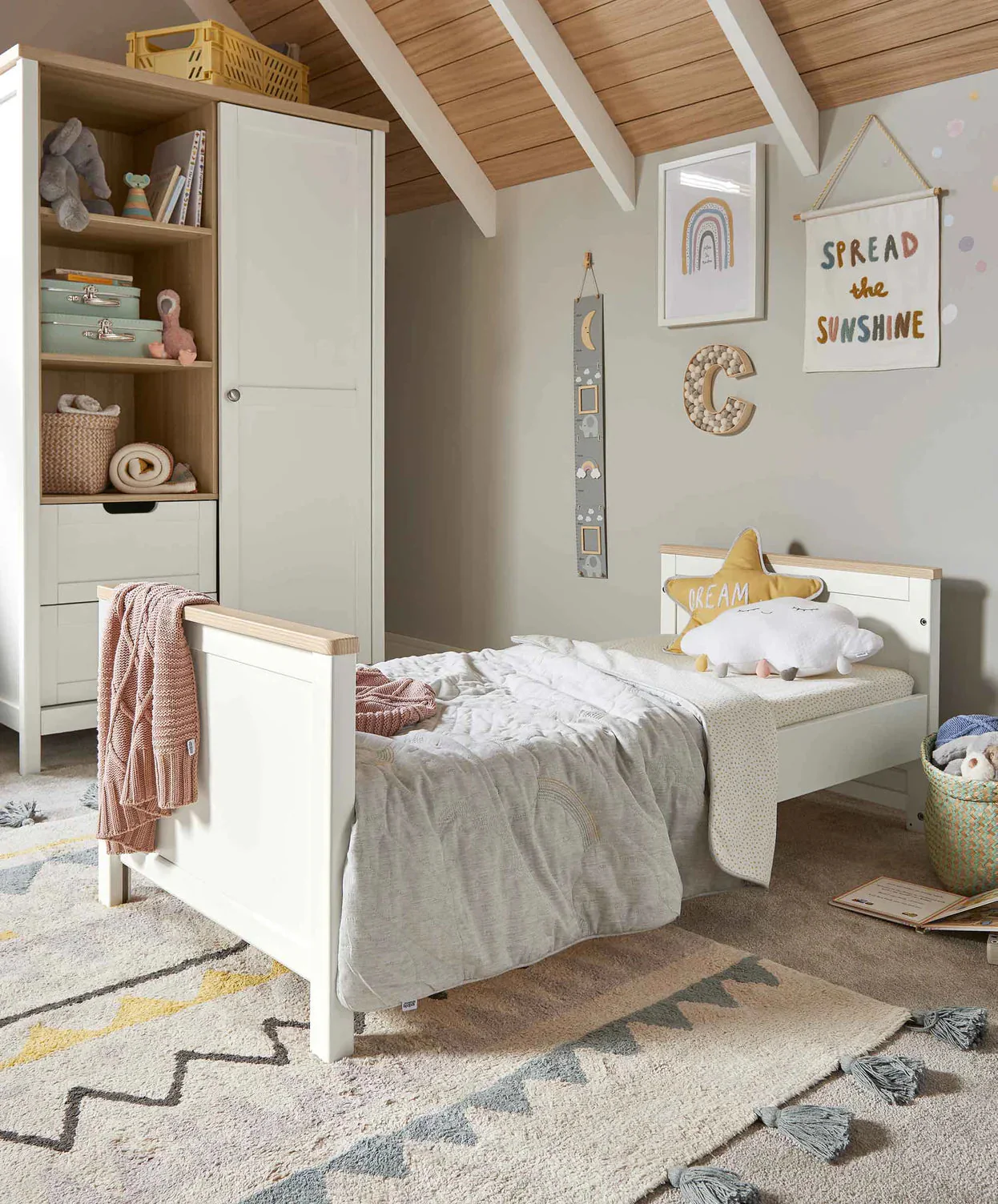 Mamas & Papas Harwell Cotbed - White - Image 5