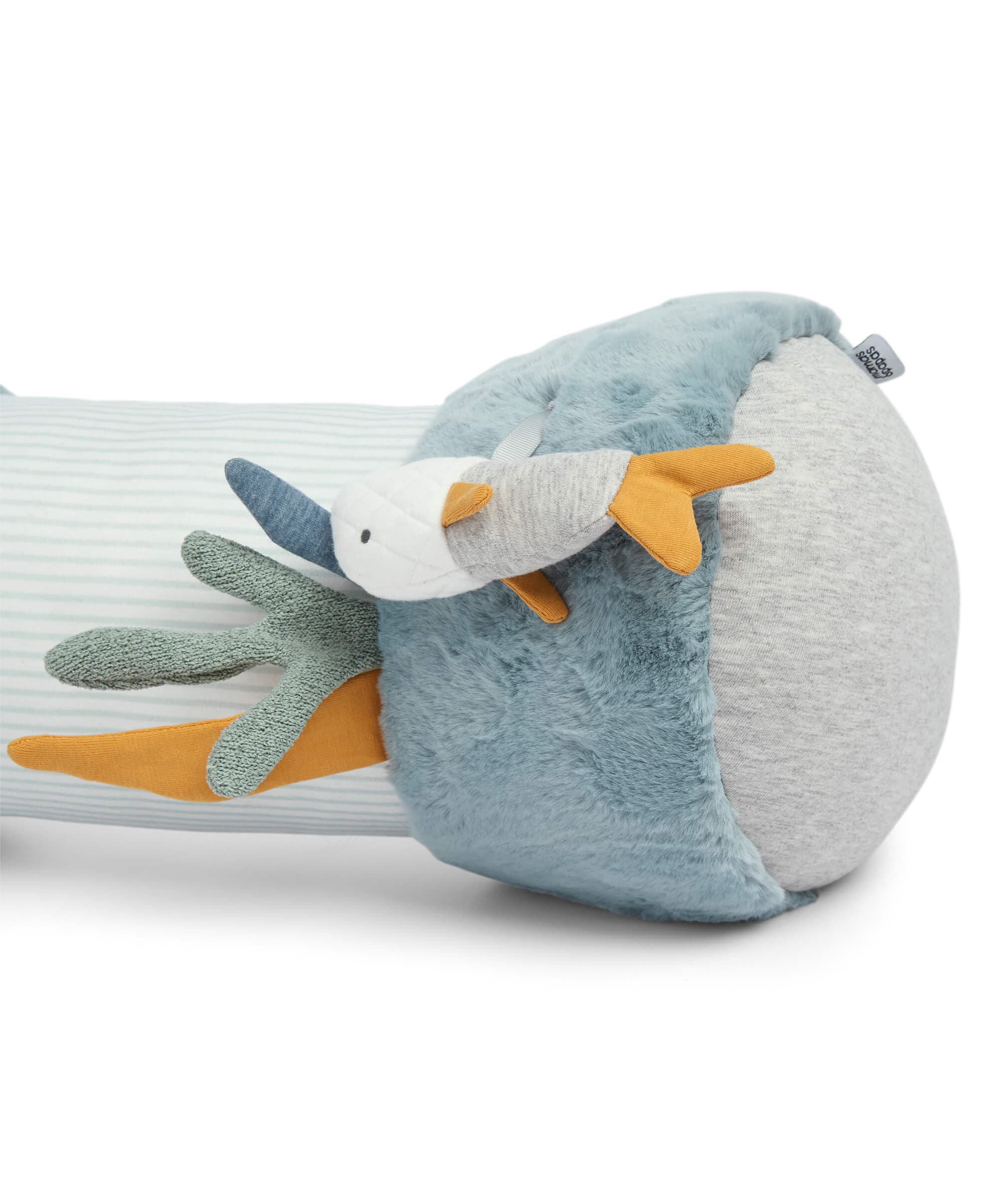 Mamas & Papas Tummy Time Roll - Welcome to the World Blue - Image 7