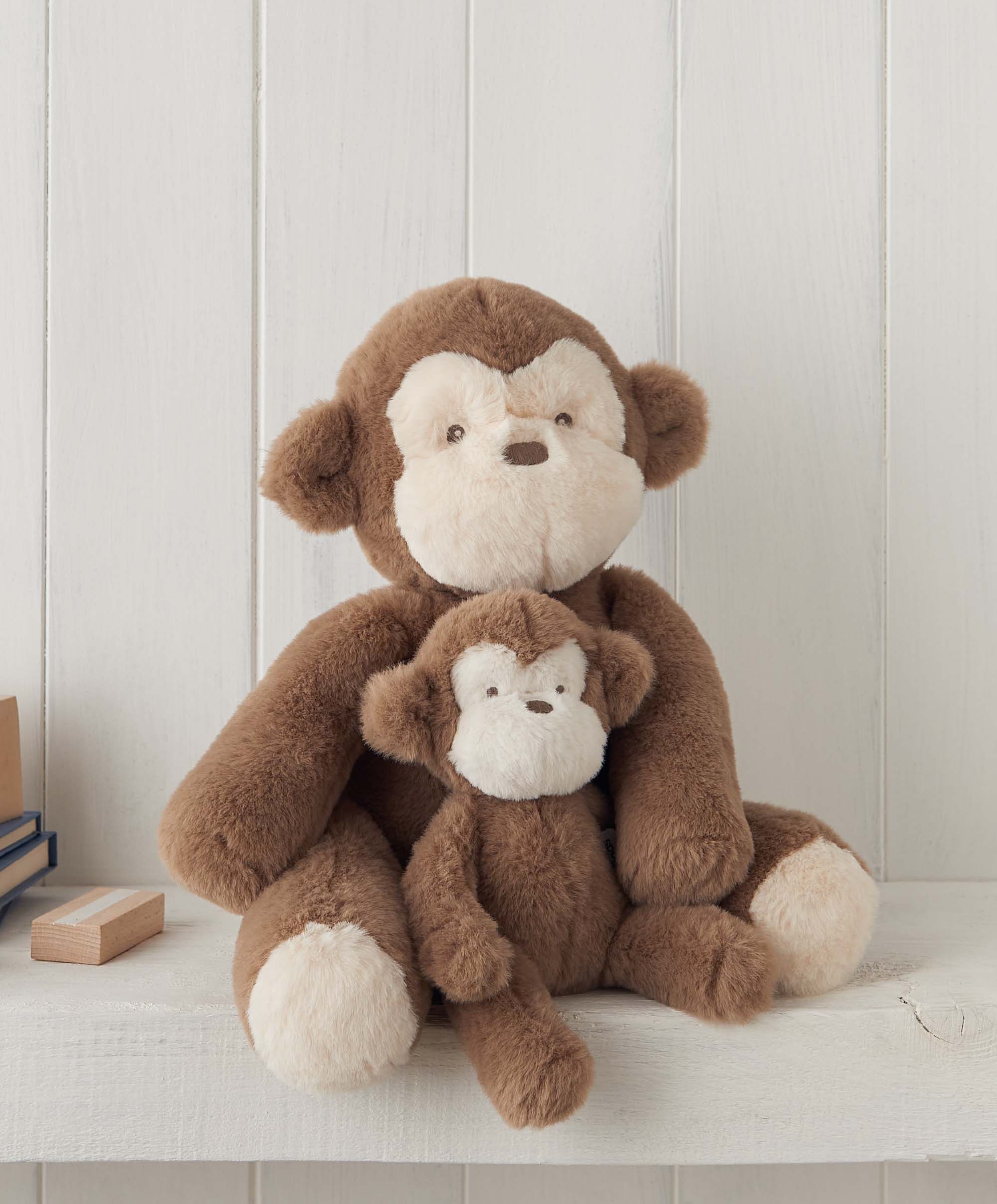 Mamas & Papas Welcome to the World - Monty Monkey Beanie Toy - Image 3