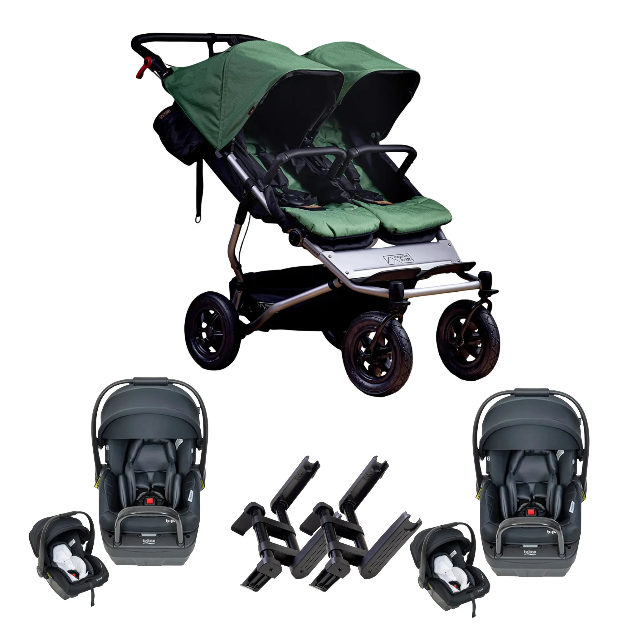 Mountain Buggy duet V4 Travel System -TWIN + Free Gift - Image 20