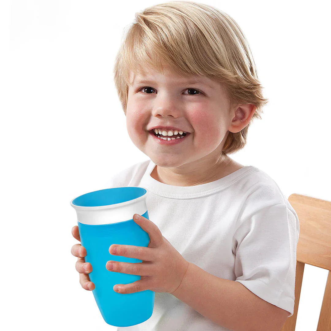 Munchkin 10oz Miracle® 360° Sippy Cup (Blue) - Image 3