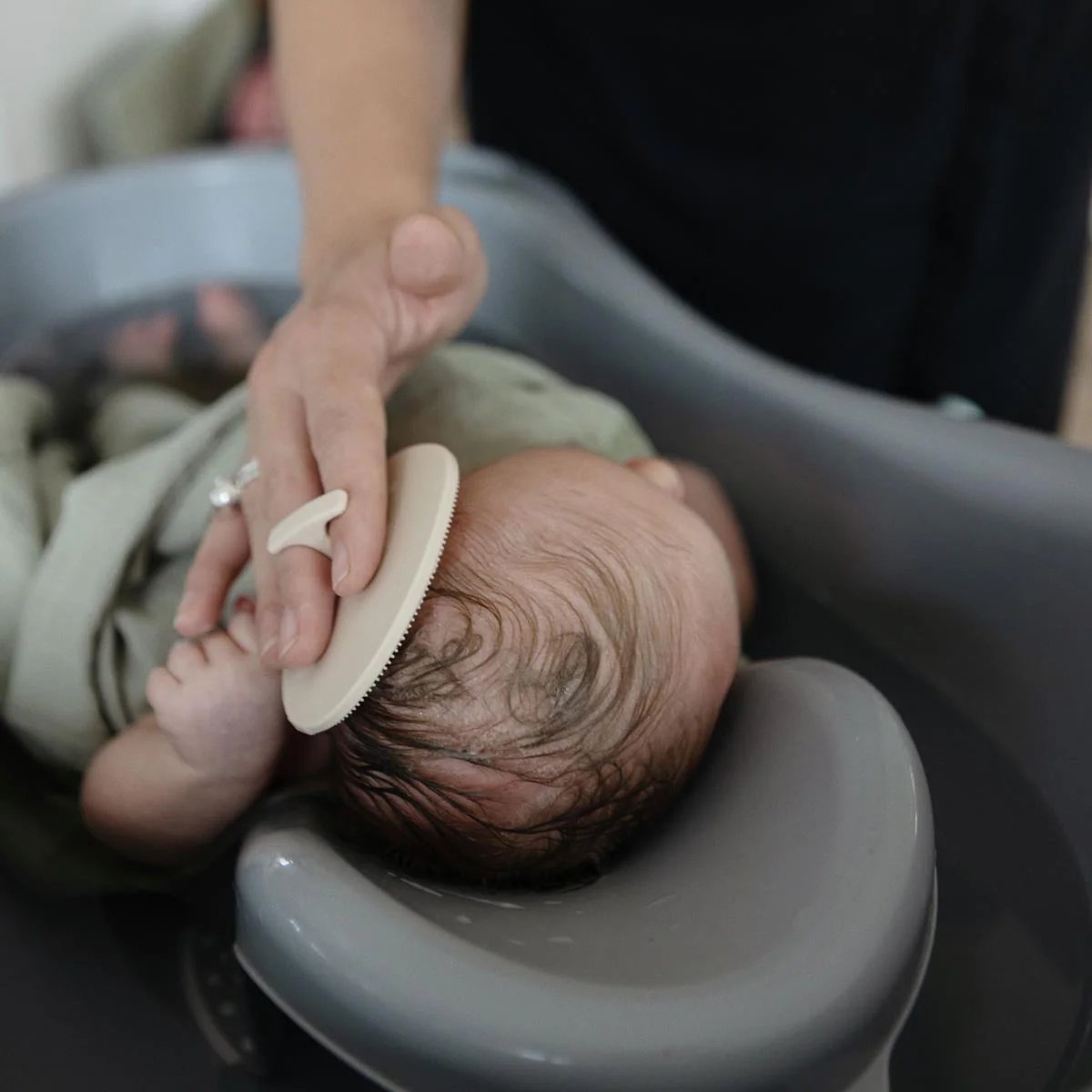 Mushie Cradle Cap Brush - Image 2