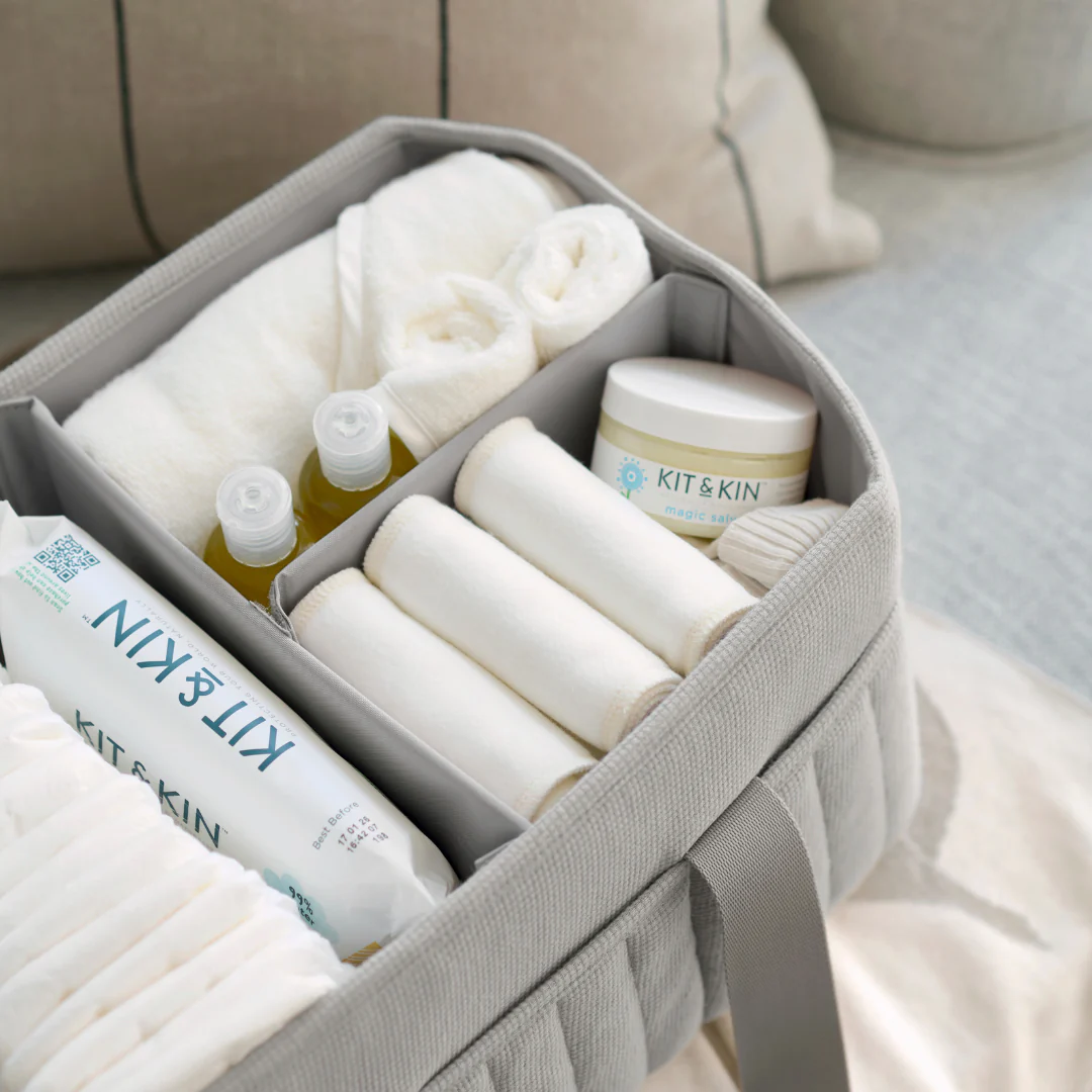 Nappy Caddy - Grey Waffle - Image 3