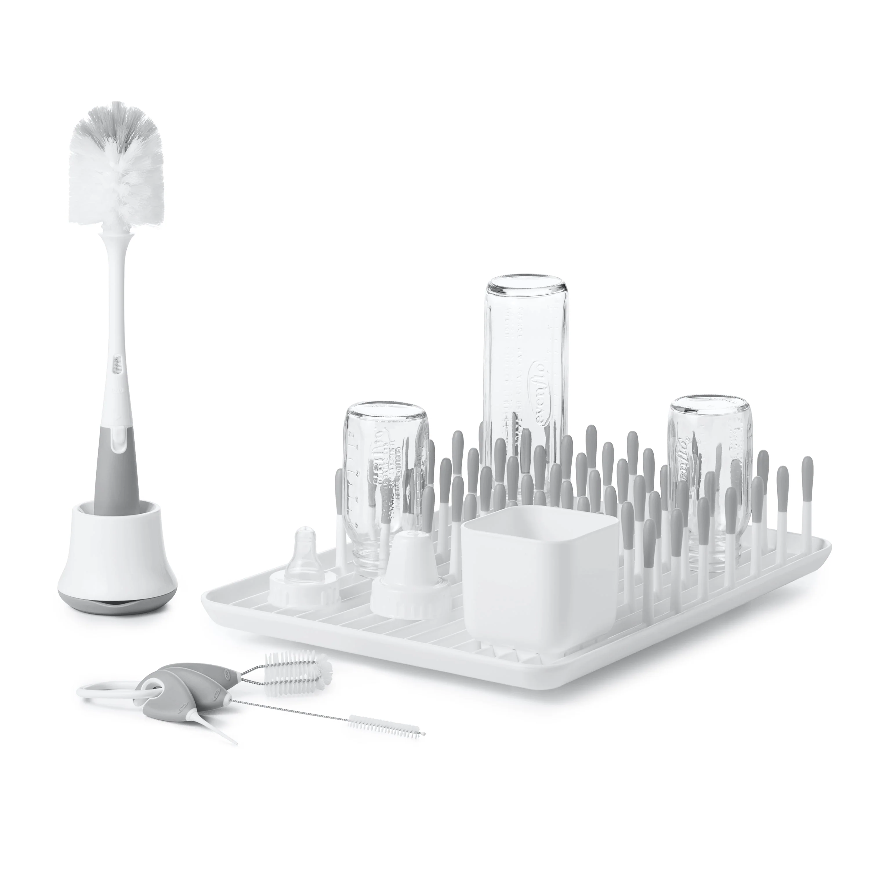 Oxo Tot Bottle & Cup Cleaning Set - Grey - Image 4