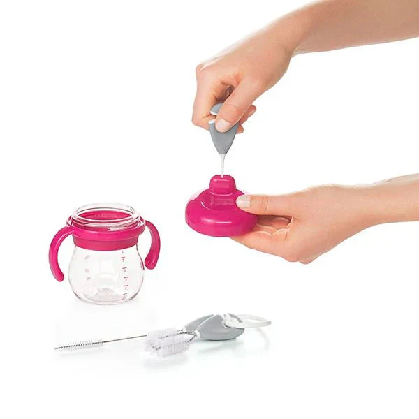 OXO Tot Straw & Sippy Cup Top Cleaning Set - Gray - Image 3
