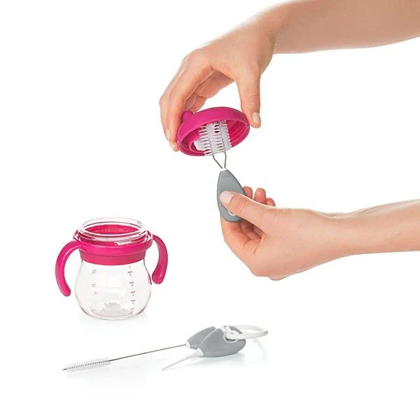 OXO Tot Straw & Sippy Cup Top Cleaning Set - Gray - Image 4