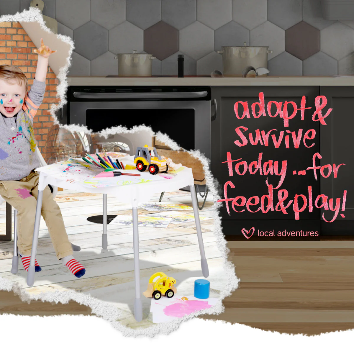 Phil&Teds poppy table top (2020+) - Image 2